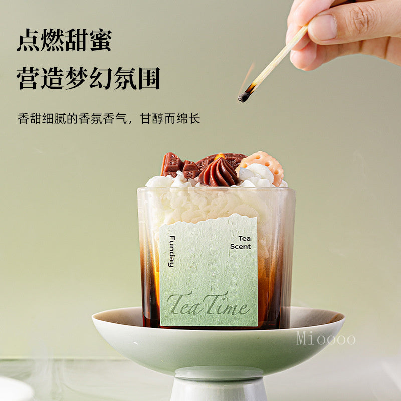 New Exquisite Design Cream Cake Smokeless Soy Wax Birthday Gift Wedding Favor Aromatherapy Candle